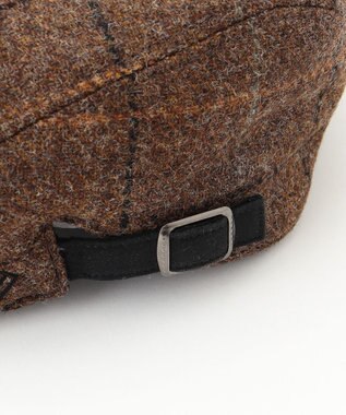 JOSEPH ABBOUD 【サイズ調整可・ツィード/UKファブリック】ツイード ウインドーペン ハンチング ダークブラウン系4