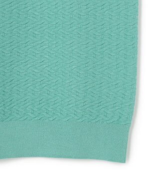 JOSEPH HOMME 新柄【イージーケア】 ヴィスコースリンクス　モックネックニット スモーキーグリーン系