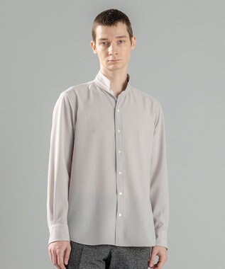 JOSEPH HOMME 新素材【シワになりにくい】テクノボイルストレッチ ウイングカラーシャツ アイボリー系