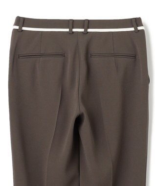 BEIGE， 【L-size】CINDY/クロップドパンツ Mocha×Ecru