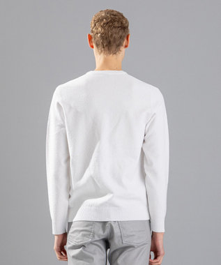 JOSEPH HOMME ライトアムンゼン　Vネック ホワイト系