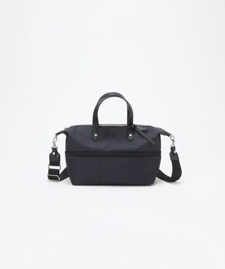 TOPKAPI 【TREASURE TOPKAPI】ナイロンコンビ 2way チェンジング トートバッグ ショルダーベルト付き ブラック