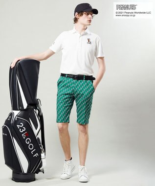 Peanuts Men スヌーピーコラボ 総柄ショートパンツ 23区golf ファッション通販 公式通販 オンワード クローゼット