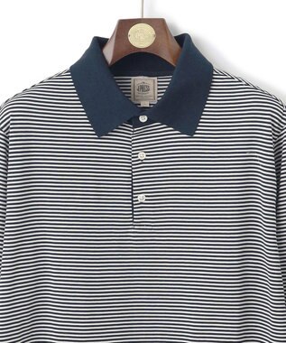 J.PRESS MEN 【きちんと感 × ニットのような柔らかな着心地】フレックスジャージ ポロシャツ ネイビー系1