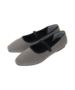 AMERICAN HOLIC ニットメリージェーンパンプス Beige