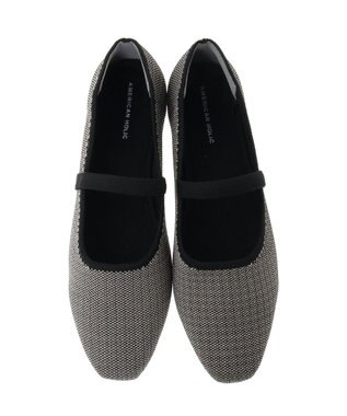 AMERICAN HOLIC ニットメリージェーンパンプス Beige