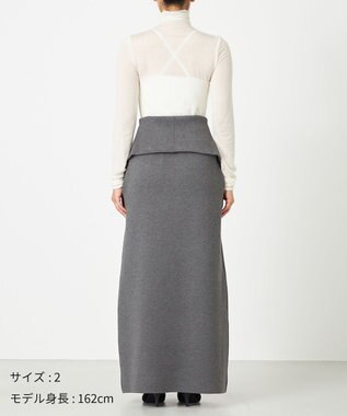 NAVE 【ReNAVE・洗える】スムースニット マルチWAYワンピース グレー系