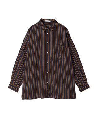 CRAFT STANDARD BOUTIQUE レギュラーカラーシャツ Stripe Navy