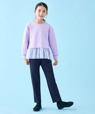 UNFILO 【110-150cm】BEAUTY MOVE スティックパンツ ネイビー