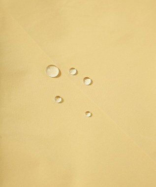 UNFILO 【撥水/シワになりにくい】FINE MOVE ランタンスリーブワンピース イエロー