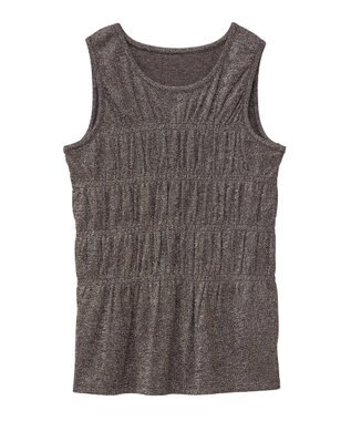 Green Parks ・Ｐｅｔｉｔ　Ｆｌｅｕｒ　シャーリングラメタンクトップ Gold