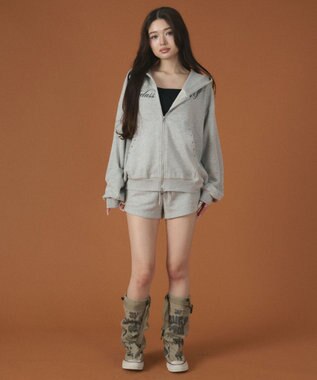 WEGO スタッズマイクロショートパンツ グレー