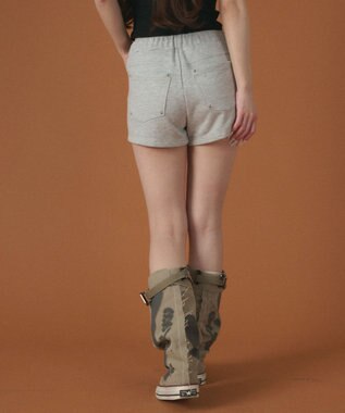 WEGO スタッズマイクロショートパンツ グレー