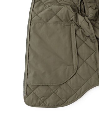 23区 L 【撥水加工/洗える】ライナー付き マルチウェイアウター カーキ系