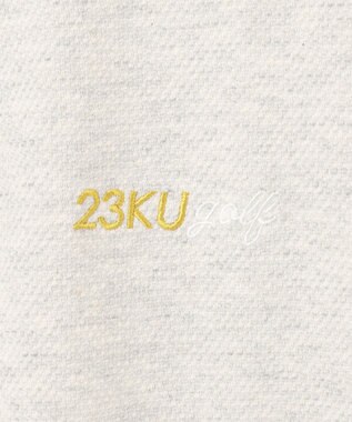 23区GOLF 【WOMEN】ライトハニカム 半袖ポロシャツ ライトグレー系