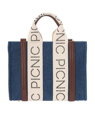 earth music&ecology ロゴテープミニトート Dark Blue