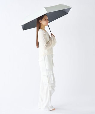 MOONBAT 【遮光100％/超軽量/自動開閉】マジで軽い傘 晴雨兼用 折りたたみ日傘 58cm マジカルテックプロテクション ホワイト