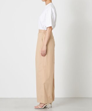 NAVE 【ReNave・セットアップ可/洗える/接触冷感/UVケア】コットンポリブロード パンツ ベージュ系
