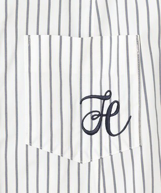 Feroux 【2WAY】リボンタイシャツ ワンピース ホワイト系1