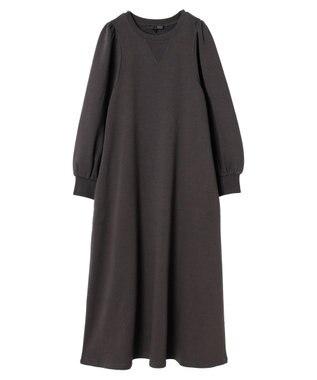 Green Parks ・ＳＵＧＡＲ　ＳＰＯＯＮ　ウラキモウフレアワンピース Charcoal Gray