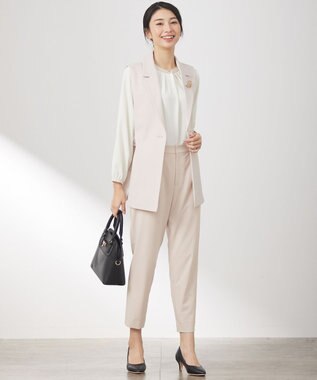 ANY SIS 【AIコラボ】フロントボタンタック ブラウス オフホワイト