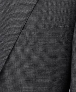 GOTAIRIKU 通年素材【横伸度15％のストレッチ】タスマニア100% SUPER120'sスーパーストレッチ トロピカルスーツ ライトグレー系8