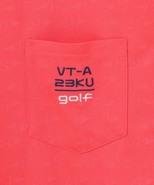 23区GOLF 【WOMEN】【吸水速乾】フラッグロゴジャガード ワンピース 腰回りカバー 1枚で決まる ピンク系