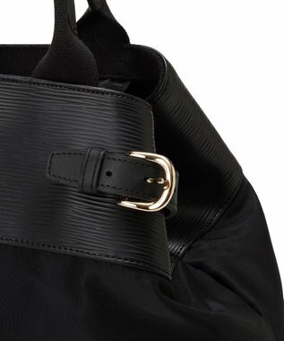 TOPKAPI 【Breath TOPKAPI】RIPPLE リプル ナイロン コンビ ベルト デザイン 3way リュック / バッグパック ブラック