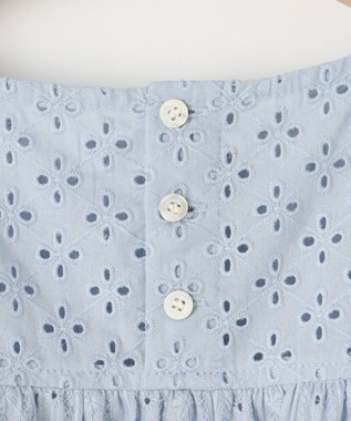 組曲 エンブロイダリーレースフレンチスリーブ ブラウス 【WEB限定】サックスブルー系9