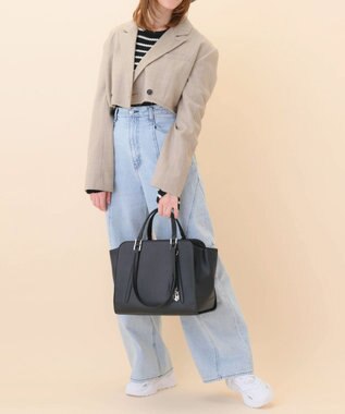 ACE BAGS & LUGGAGE W&.Day/Night マール ダブルハンドルトート A4ジャストサイズ 15301 ダブルアンドデイナイト ブラック