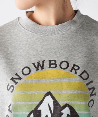 OP／FILA 【Kappa】マウンテンデザイン ユニセックススウェット グレー