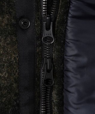 JOSEPH ABBOUD MOUNTAIN 【UNISEX】スライバーカモジャガード コート カーキ系7