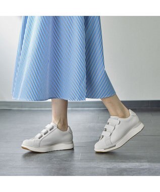 ASICS WALKING ペダラ ライドウォーク 2 レディース 2E オフホワイト×オフホワイト(起毛)