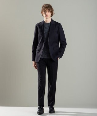 JOSEPH HOMME LORO TECHNICAL WOOL JACKET ブラック系