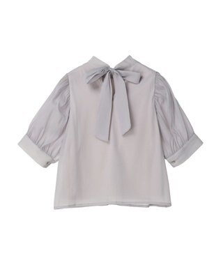 Green Parks ・ＥＬＥＮＣＡＲＥ　ＤＵＥ　バックリボンブラウス Off White