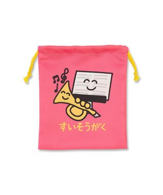 WEGO おえかきさん部活巾着ポーチ