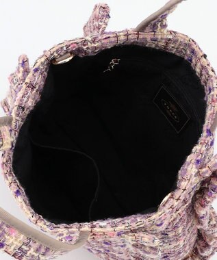 TOCCA 【美人百花掲載】【一部カラー撥水】TRIM WAVES MINITOTE ミニトートバッグ ライラック系