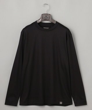 GOTAIRIKU 【綿100％】カバーネック ドレスTシャツ_ロング ブラック系