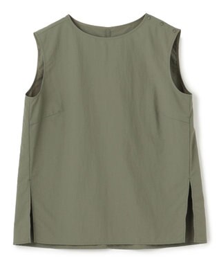 uncrave 【撥水・洗濯機洗い可】ライトプルーフナイロン ブラウス（uncrave WHITE） カーキ