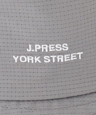 J.PRESS YORK STREET 【UNISEX】ロゴ刺繍バケットハット グレー系
