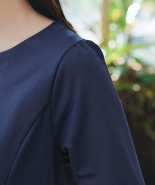 Tiaclasse 【おのののかさん着用 】「冷凛（ひやりん）」カノコバックフレアカットソー ブルー