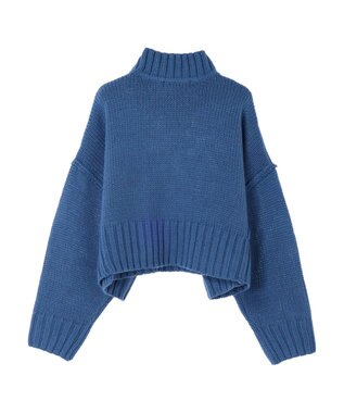 Green Parks ・ＳＵＧＡＲ　ＳＰＯＯＮ　ハイネックショートニット Blue