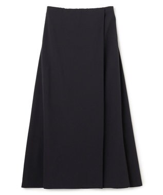 BEIGE， YANN / ラップタック フレアスカート Black