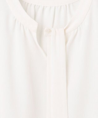 ANY SIS S 【低身長企画】2WAYボウタイ ブラウス アイボリー