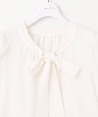 ANY SIS S 【低身長企画】2WAYボウタイ ブラウス アイボリー