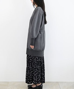FORFORMO Round Sleeve Cardigan ラウンドスリーブカーディガン チャコールグレー