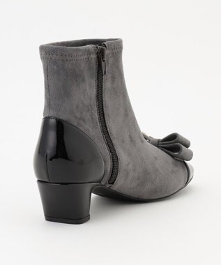 TOCCA NOBLE RIBBON SHORT STRECHBOOTS ブーツ ライトグレー系