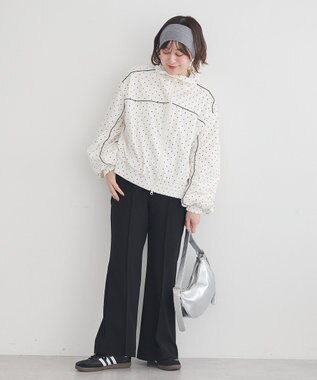 earth music&ecology リブニットターバン Gray