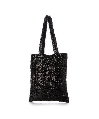 UNBILLION カシュカシュ cachecache / スパンコールトートバッグバッグ ブラック