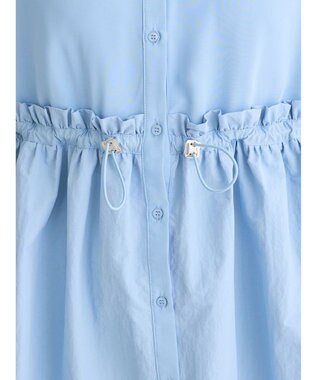 Green Parks 異素材ドッキングチュニック Blue